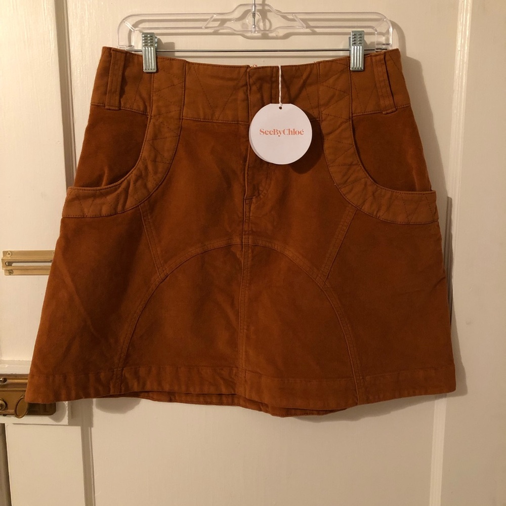 SeeByChloe A-Line Mini Skirt